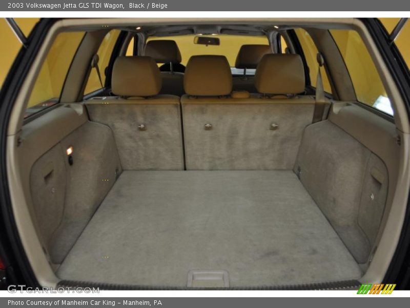 Black / Beige 2003 Volkswagen Jetta GLS TDI Wagon