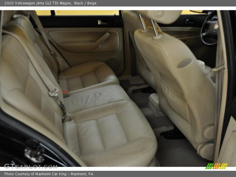 Black / Beige 2003 Volkswagen Jetta GLS TDI Wagon