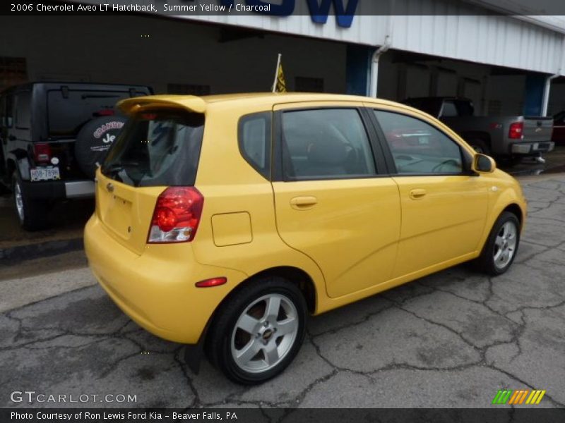 Summer Yellow / Charcoal 2006 Chevrolet Aveo LT Hatchback