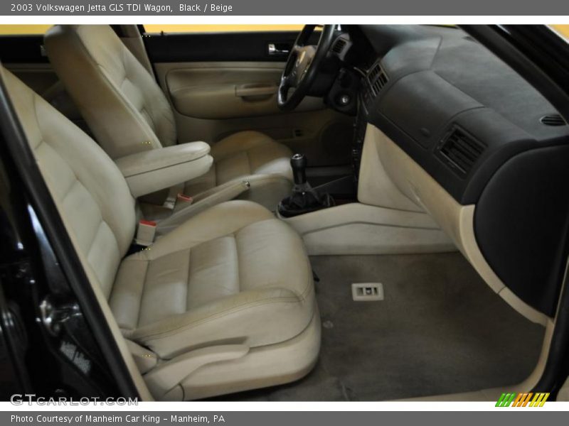 Black / Beige 2003 Volkswagen Jetta GLS TDI Wagon