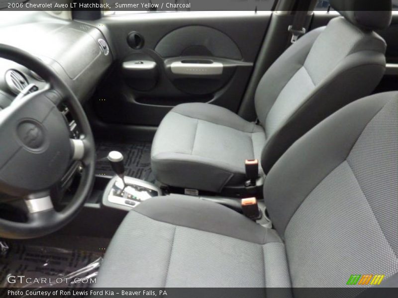  2006 Aveo LT Hatchback Charcoal Interior