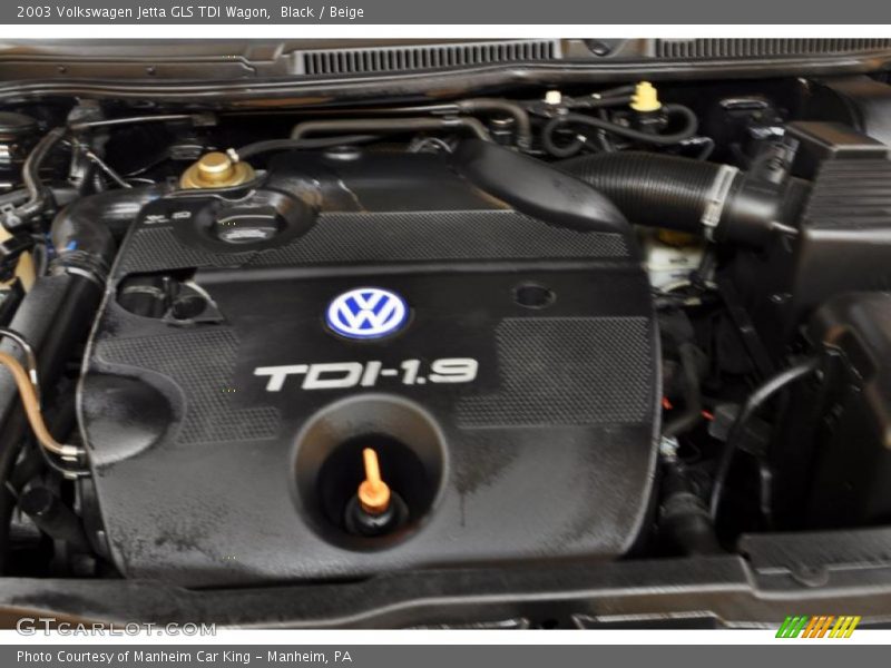 Black / Beige 2003 Volkswagen Jetta GLS TDI Wagon