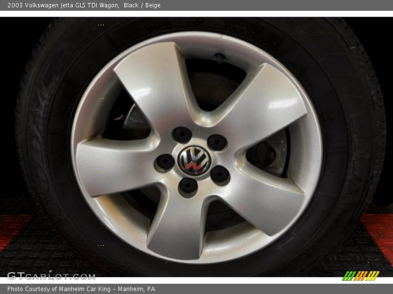 Black / Beige 2003 Volkswagen Jetta GLS TDI Wagon