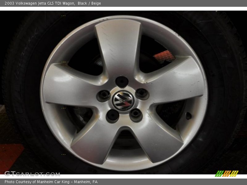Black / Beige 2003 Volkswagen Jetta GLS TDI Wagon