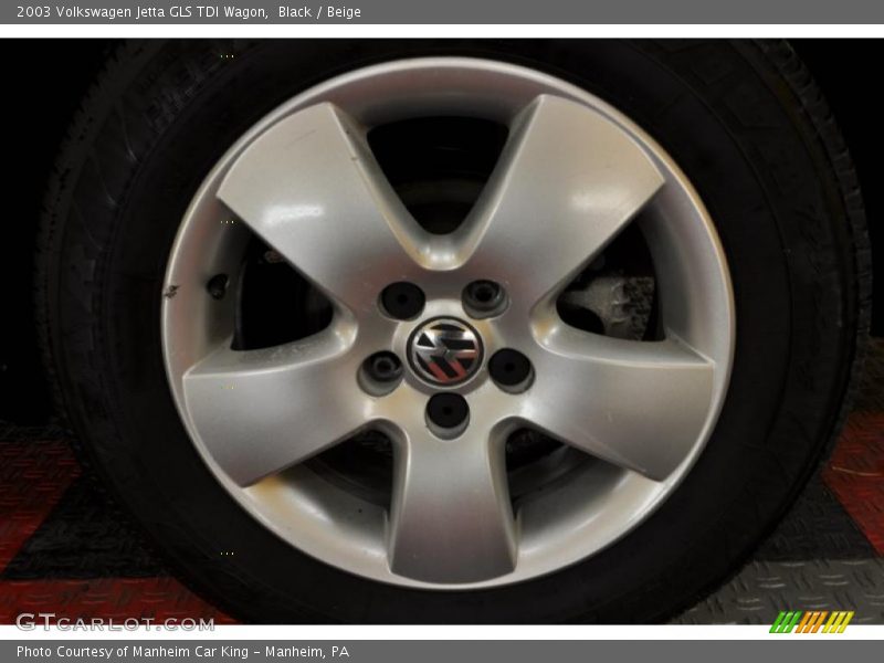 Black / Beige 2003 Volkswagen Jetta GLS TDI Wagon