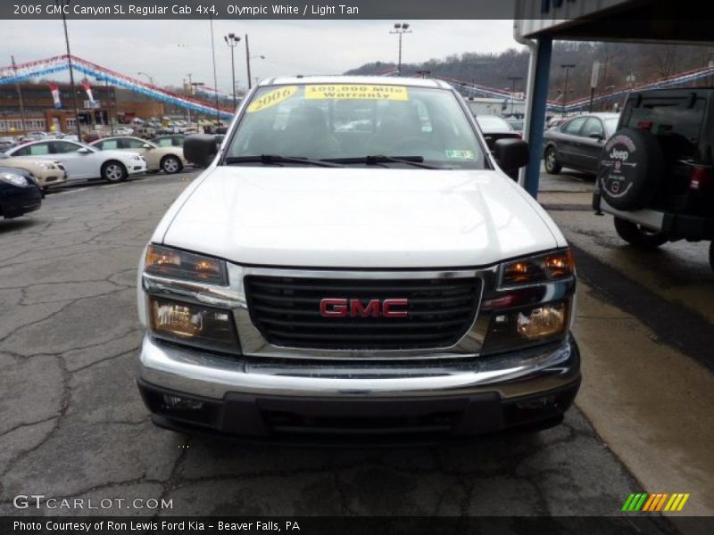 Olympic White / Light Tan 2006 GMC Canyon SL Regular Cab 4x4