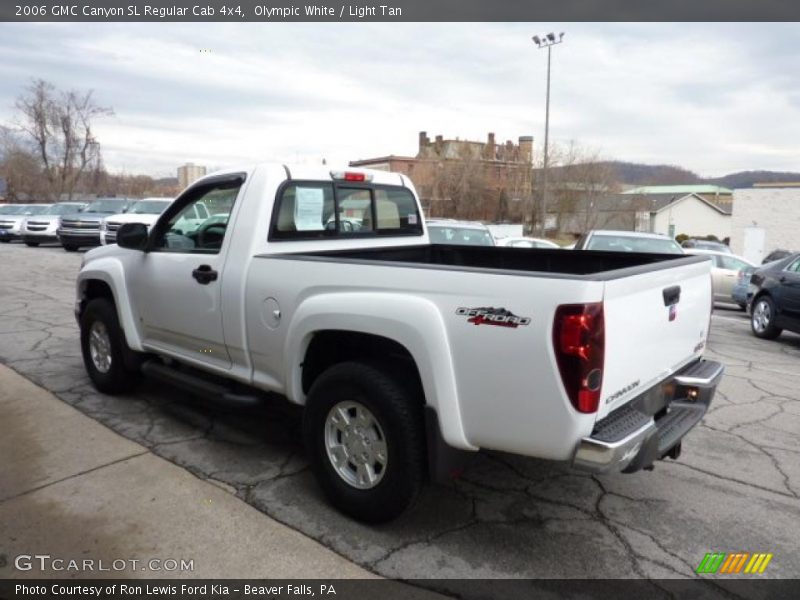 Olympic White / Light Tan 2006 GMC Canyon SL Regular Cab 4x4