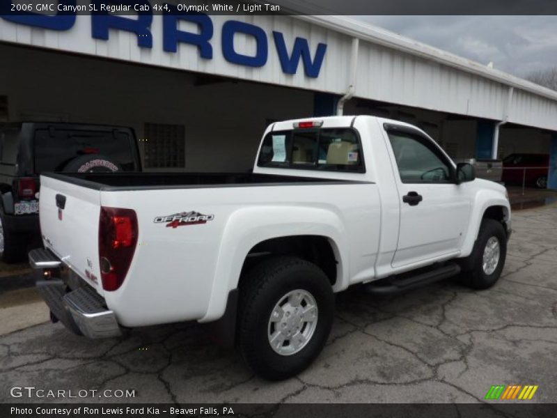 Olympic White / Light Tan 2006 GMC Canyon SL Regular Cab 4x4