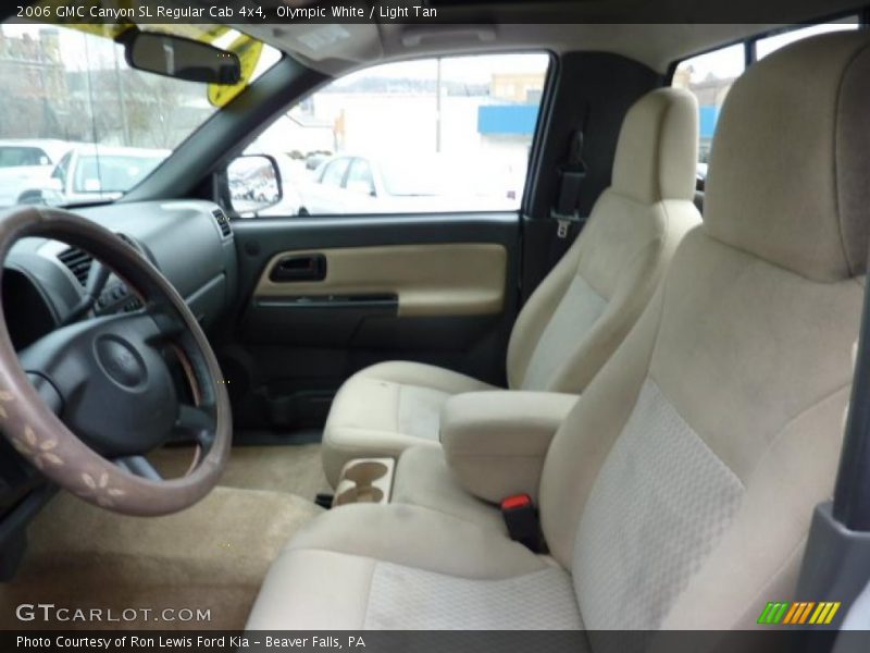 Olympic White / Light Tan 2006 GMC Canyon SL Regular Cab 4x4