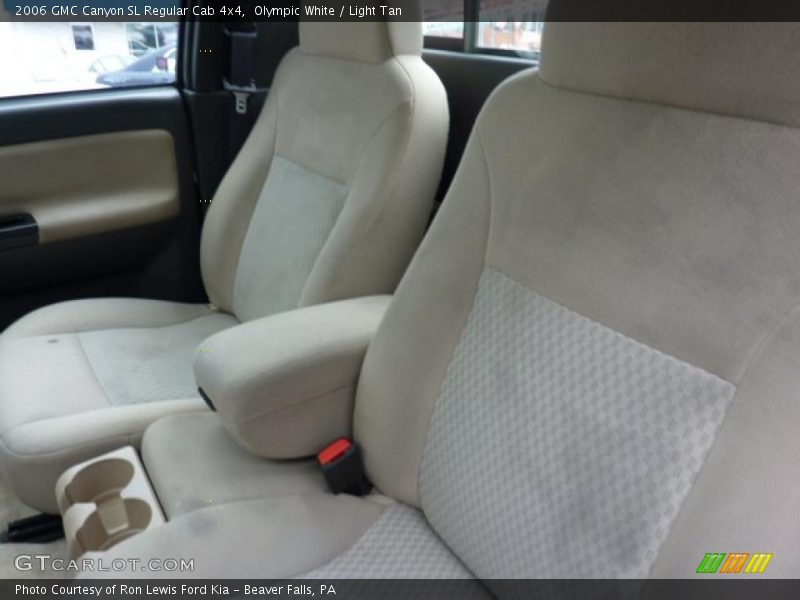 Olympic White / Light Tan 2006 GMC Canyon SL Regular Cab 4x4