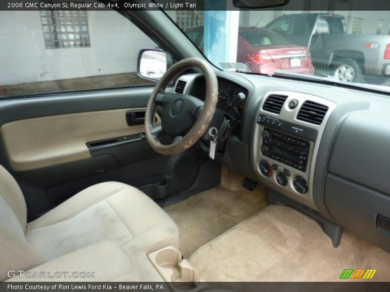Olympic White / Light Tan 2006 GMC Canyon SL Regular Cab 4x4