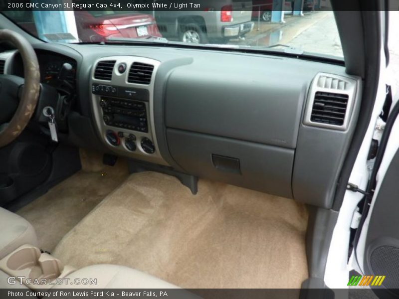 Olympic White / Light Tan 2006 GMC Canyon SL Regular Cab 4x4