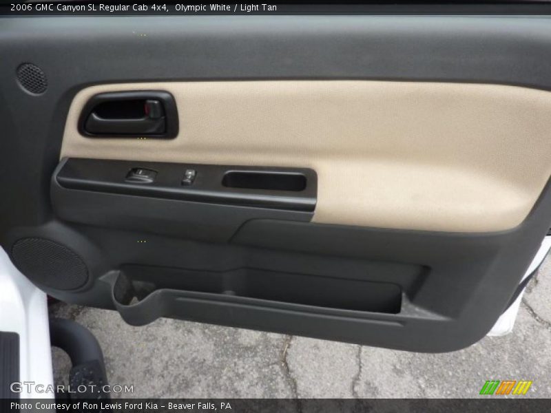 Olympic White / Light Tan 2006 GMC Canyon SL Regular Cab 4x4