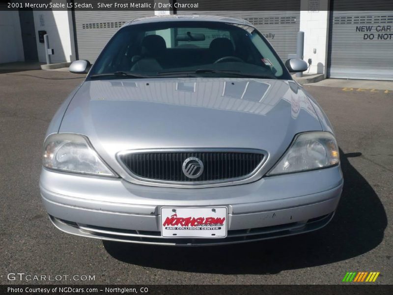 Silver Frost Metallic / Dark Charcoal 2001 Mercury Sable LS Sedan
