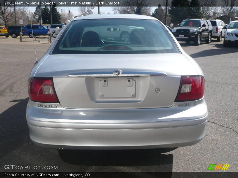 Silver Frost Metallic / Dark Charcoal 2001 Mercury Sable LS Sedan