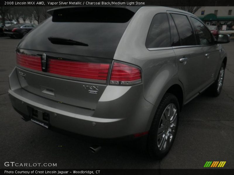 Vapor Silver Metallic / Charcoal Black/Medium Light Stone 2008 Lincoln MKX AWD