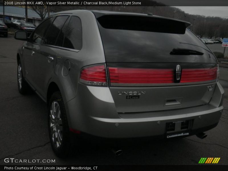 Vapor Silver Metallic / Charcoal Black/Medium Light Stone 2008 Lincoln MKX AWD