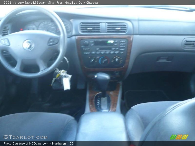 Silver Frost Metallic / Dark Charcoal 2001 Mercury Sable LS Sedan
