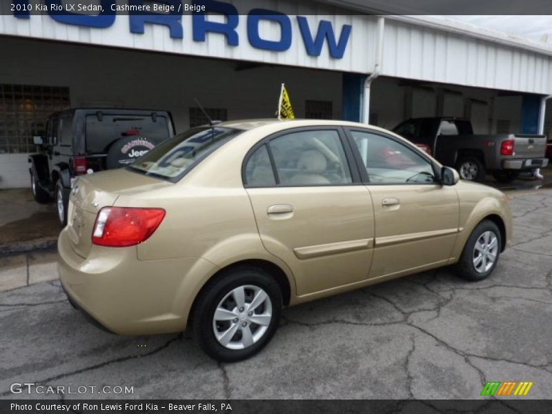 Cashmere Beige / Beige 2010 Kia Rio LX Sedan