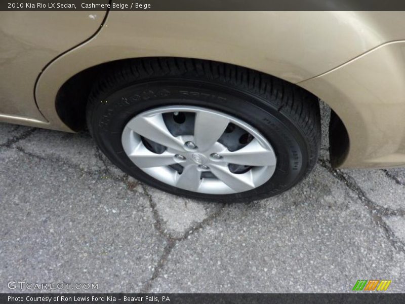 Cashmere Beige / Beige 2010 Kia Rio LX Sedan