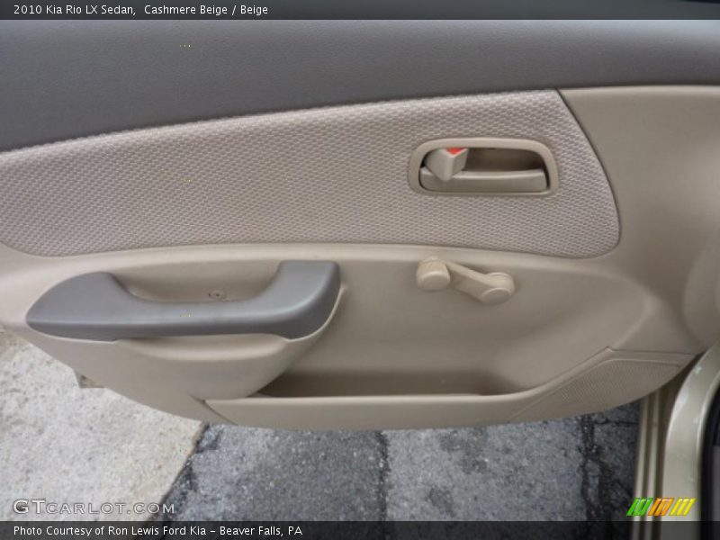 Cashmere Beige / Beige 2010 Kia Rio LX Sedan
