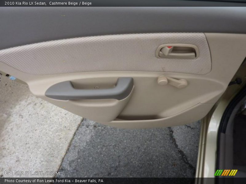 Cashmere Beige / Beige 2010 Kia Rio LX Sedan