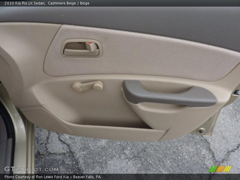 Cashmere Beige / Beige 2010 Kia Rio LX Sedan
