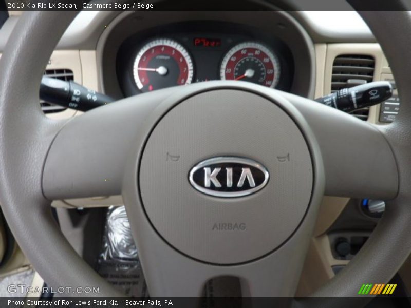 Cashmere Beige / Beige 2010 Kia Rio LX Sedan