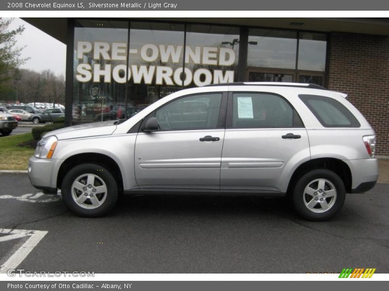Silverstone Metallic / Light Gray 2008 Chevrolet Equinox LS