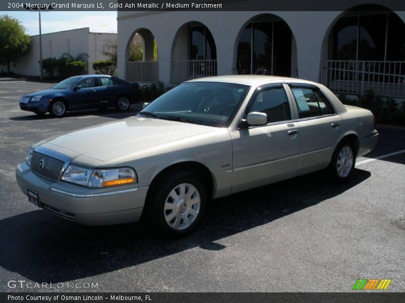 Gold Ash Metallic / Medium Parchment 2004 Mercury Grand Marquis LS