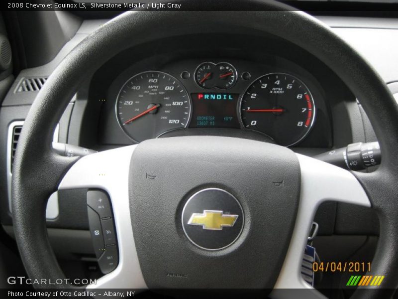 Silverstone Metallic / Light Gray 2008 Chevrolet Equinox LS