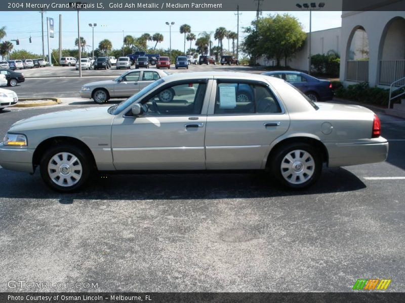 Gold Ash Metallic / Medium Parchment 2004 Mercury Grand Marquis LS