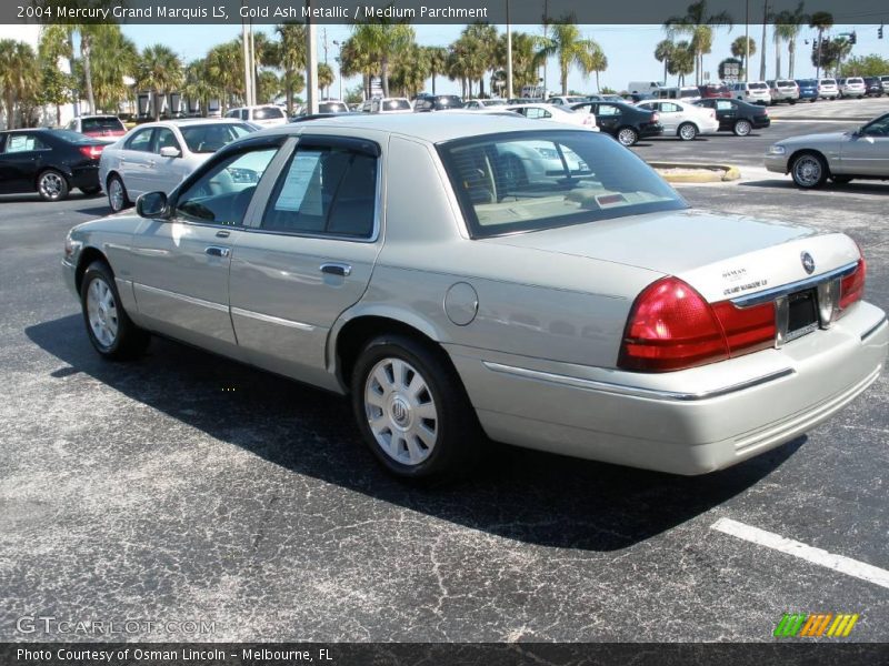 Gold Ash Metallic / Medium Parchment 2004 Mercury Grand Marquis LS