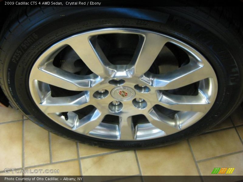Crystal Red / Ebony 2009 Cadillac CTS 4 AWD Sedan