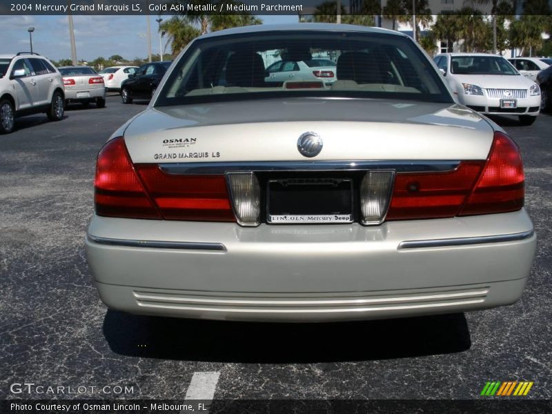 Gold Ash Metallic / Medium Parchment 2004 Mercury Grand Marquis LS