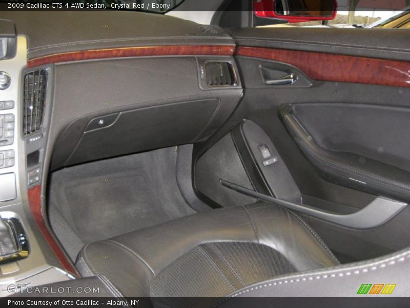 Crystal Red / Ebony 2009 Cadillac CTS 4 AWD Sedan