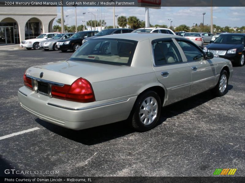 Gold Ash Metallic / Medium Parchment 2004 Mercury Grand Marquis LS