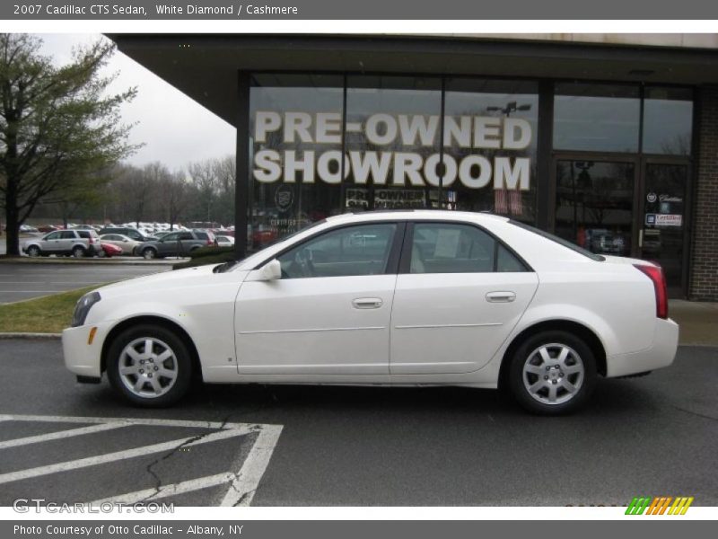 White Diamond / Cashmere 2007 Cadillac CTS Sedan