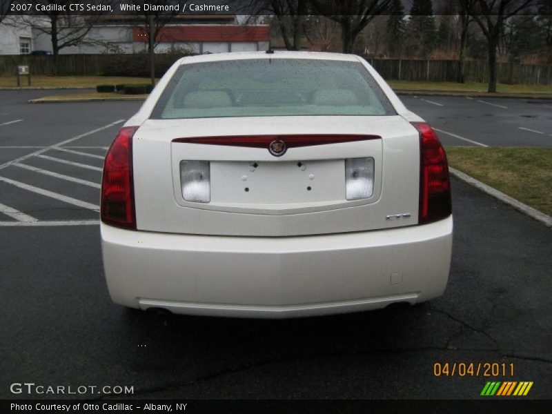 White Diamond / Cashmere 2007 Cadillac CTS Sedan