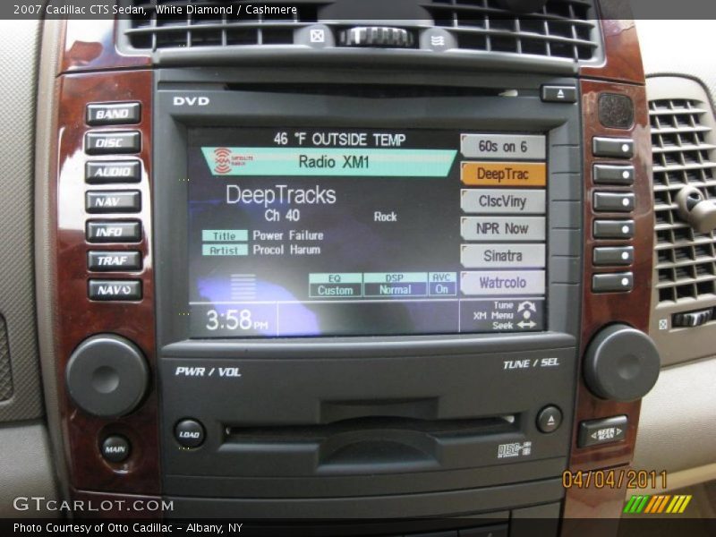 White Diamond / Cashmere 2007 Cadillac CTS Sedan