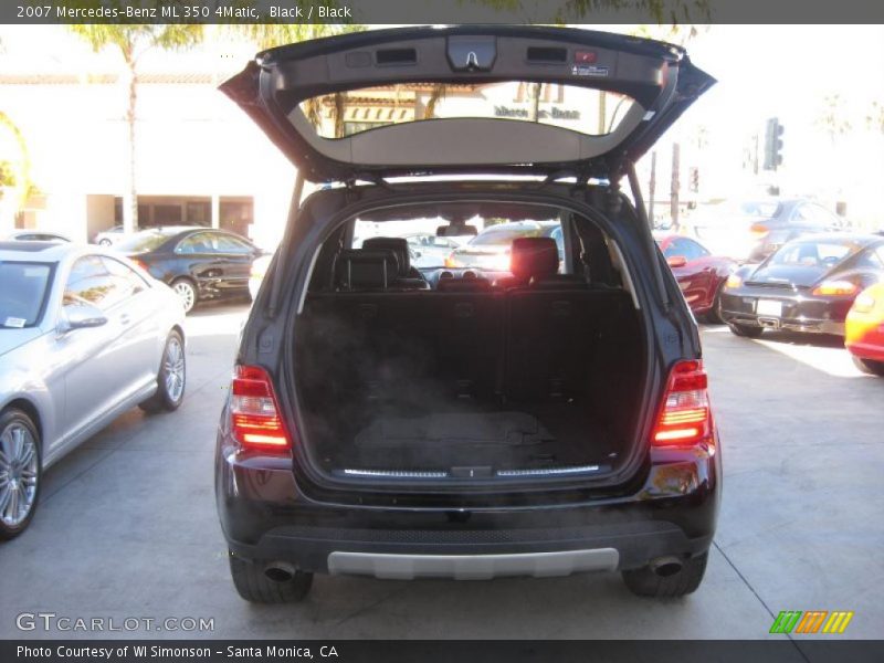 Black / Black 2007 Mercedes-Benz ML 350 4Matic