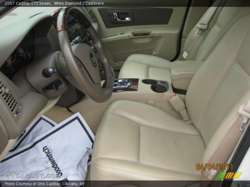 White Diamond / Cashmere 2007 Cadillac CTS Sedan