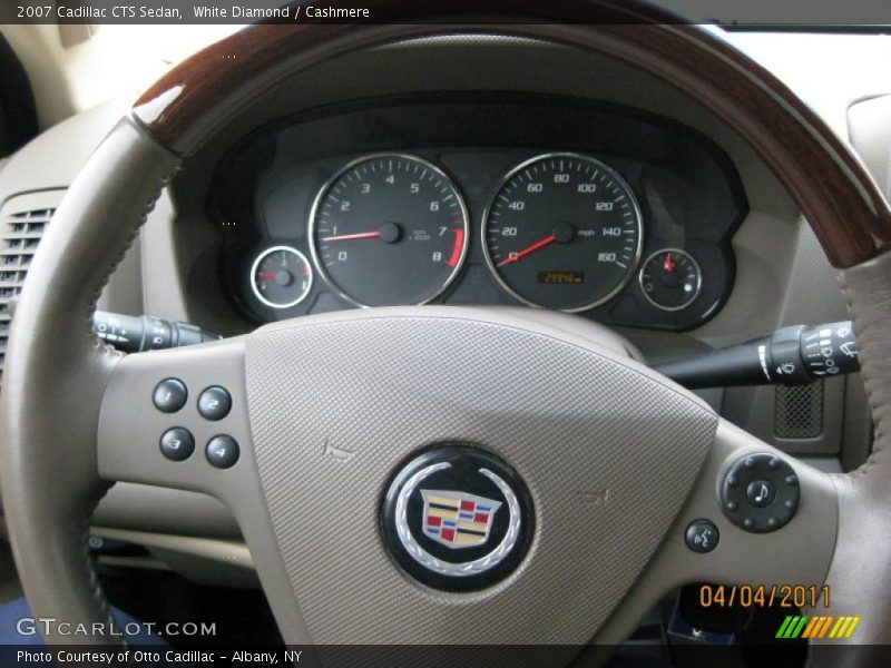 White Diamond / Cashmere 2007 Cadillac CTS Sedan