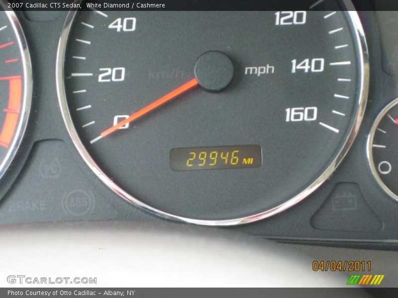 White Diamond / Cashmere 2007 Cadillac CTS Sedan