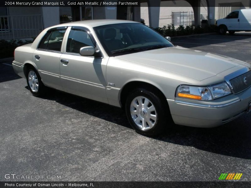Gold Ash Metallic / Medium Parchment 2004 Mercury Grand Marquis LS