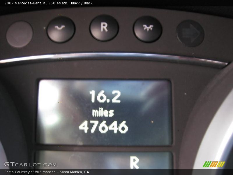Black / Black 2007 Mercedes-Benz ML 350 4Matic
