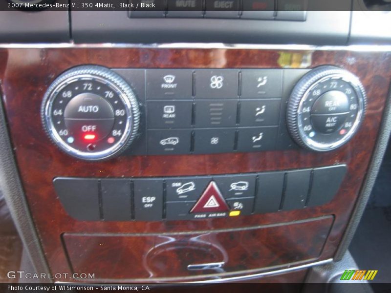 Black / Black 2007 Mercedes-Benz ML 350 4Matic