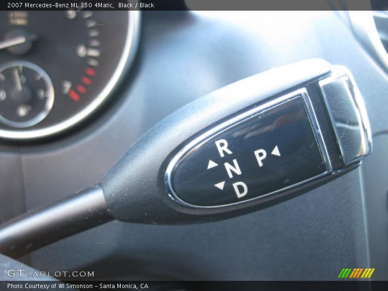 Black / Black 2007 Mercedes-Benz ML 350 4Matic