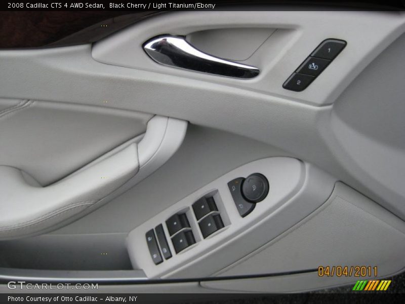 Black Cherry / Light Titanium/Ebony 2008 Cadillac CTS 4 AWD Sedan
