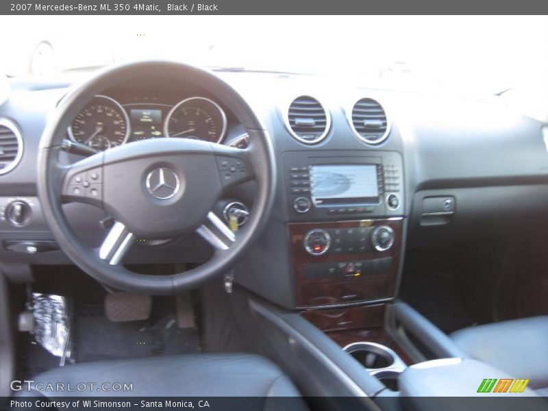 Black / Black 2007 Mercedes-Benz ML 350 4Matic
